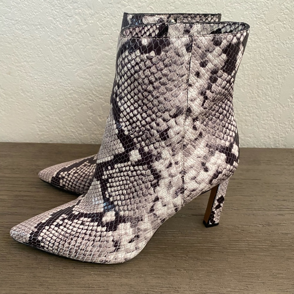Vince Camuto Snakeskin Booties